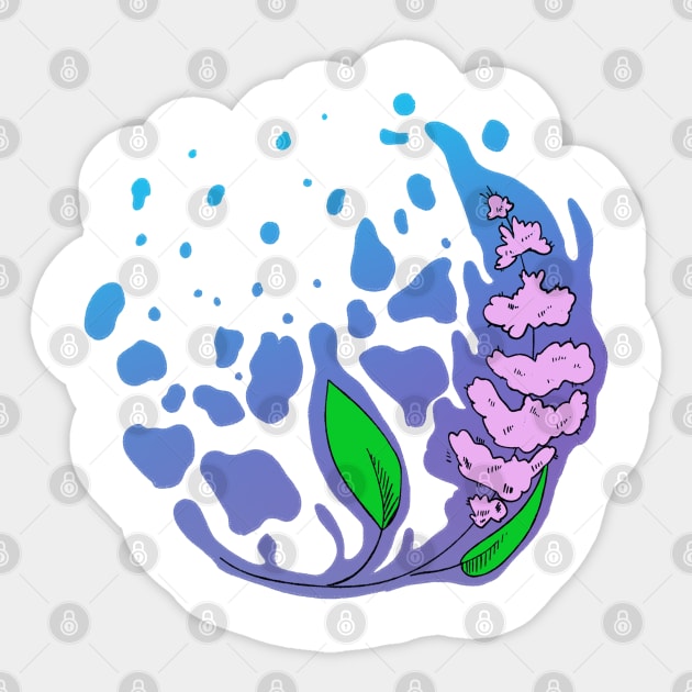 Lavender Sticker by MtreTyTwo